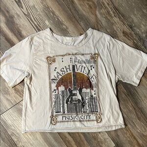 Altar'd State White Graphic Tee